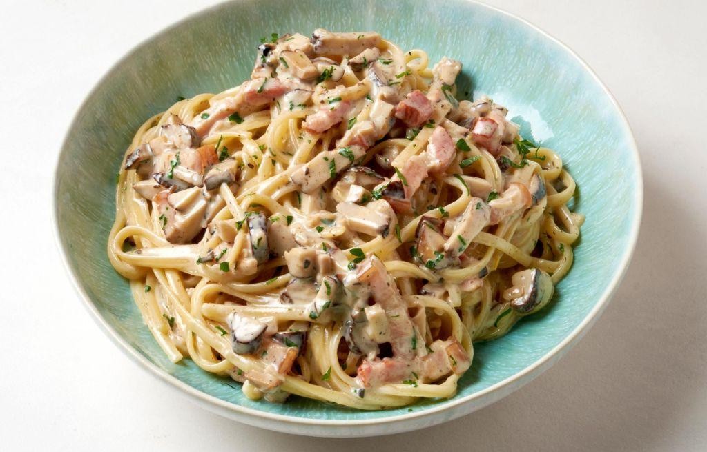 Truffle and Bacon Carbonara