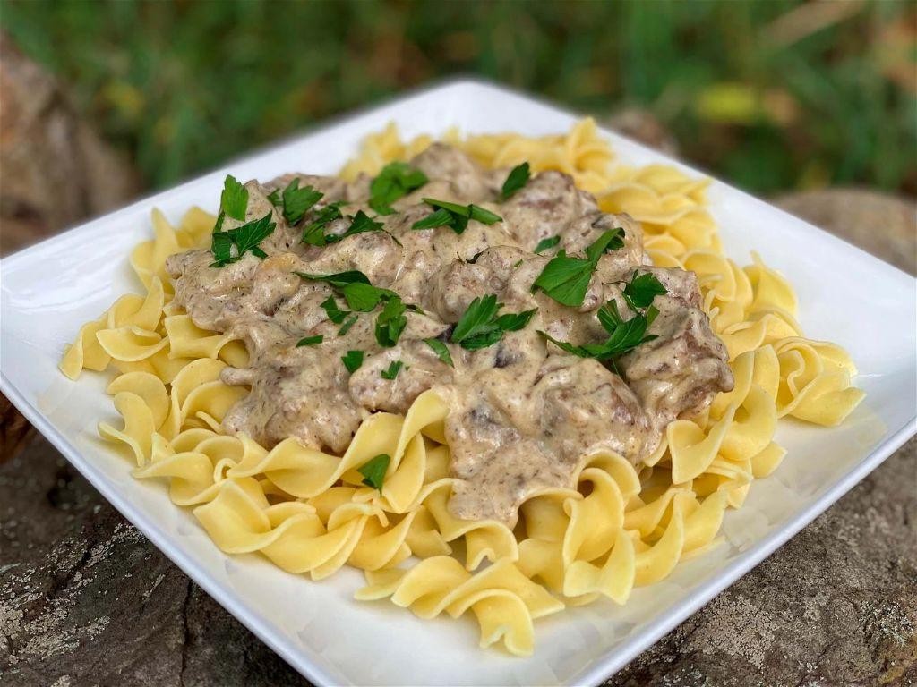 Truffle and Beef Stroganoff