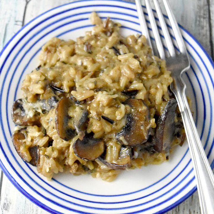 Truffle and Wild Rice Casserole
