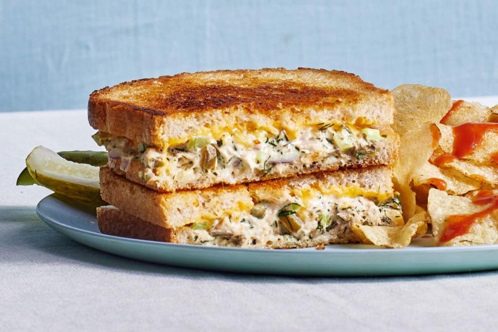 Tuna Melt with Cheddar