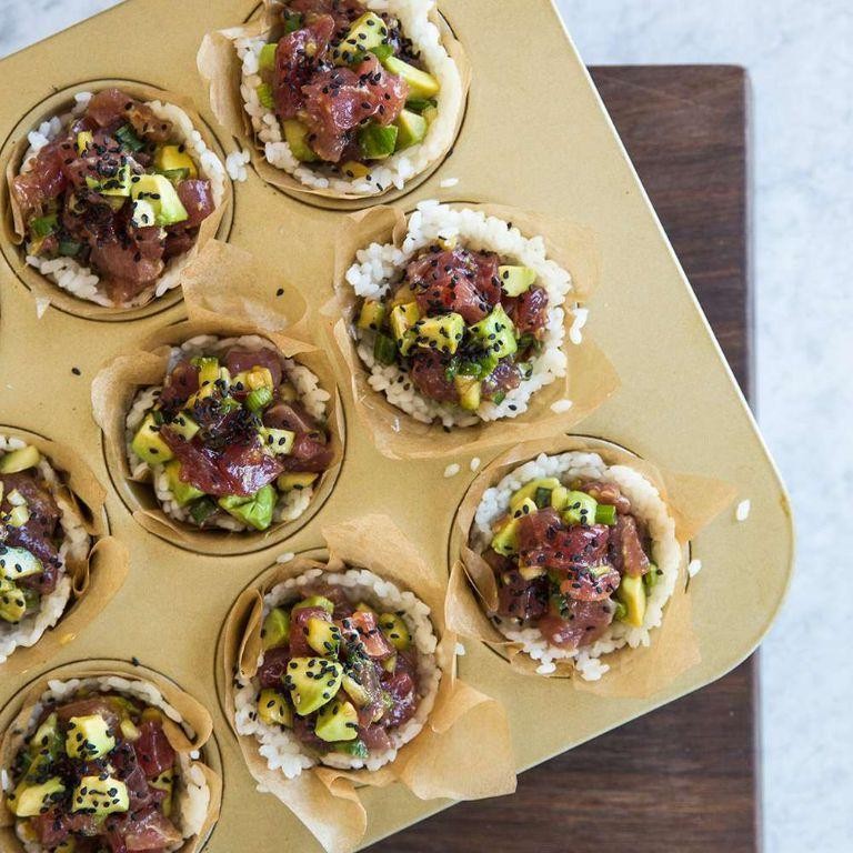 Tuna Sushi Cups
