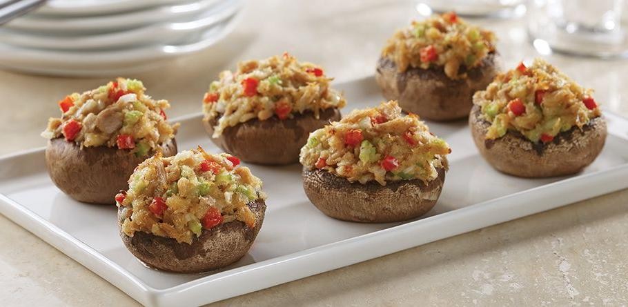 Tuna-Stuffed Mushrooms