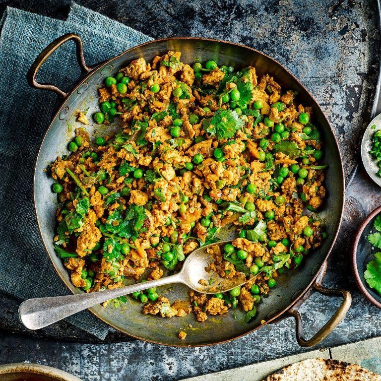 Turkey Keema Curry with Peas