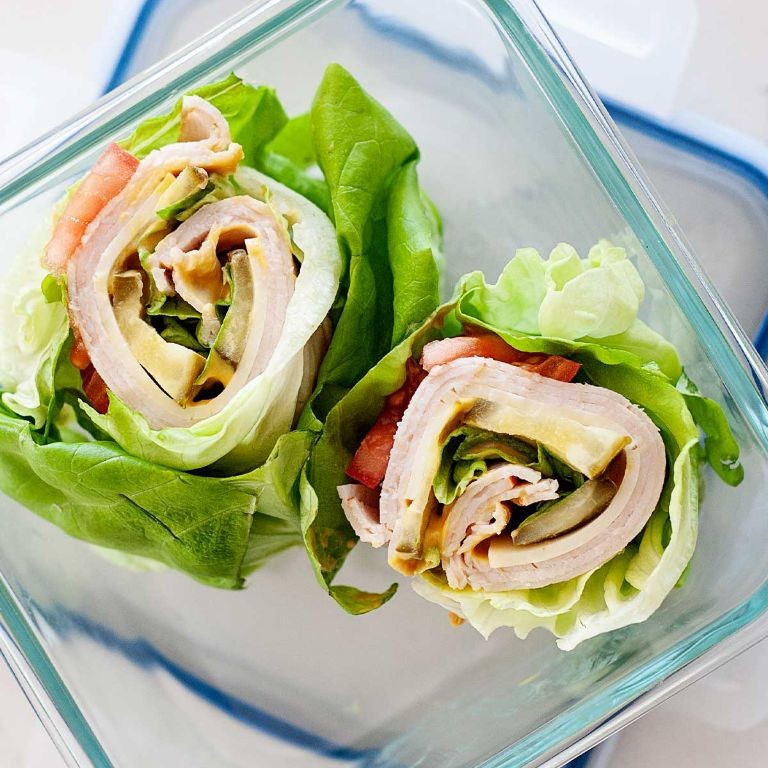 Turkey and Avocado Lettuce Wraps