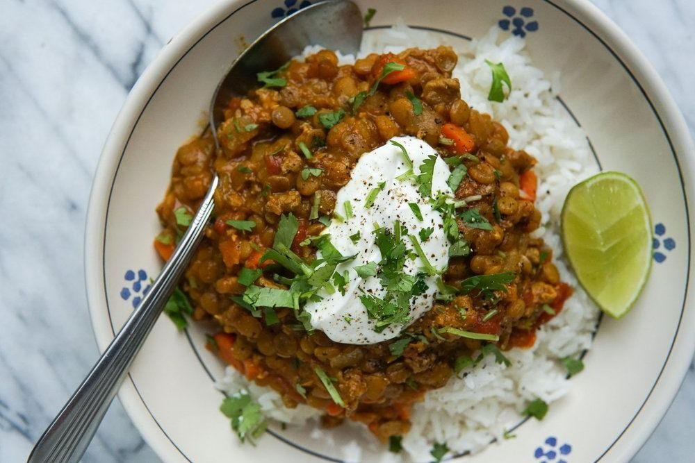 Turkey and Lentil Curry