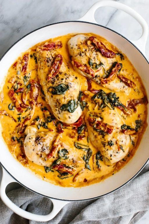 Tuscan Chicken with Garlic and Herbs