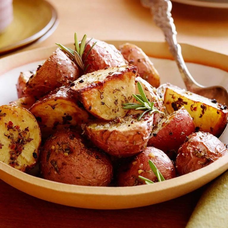 Tuscan olive and rosemary roasted potatoes