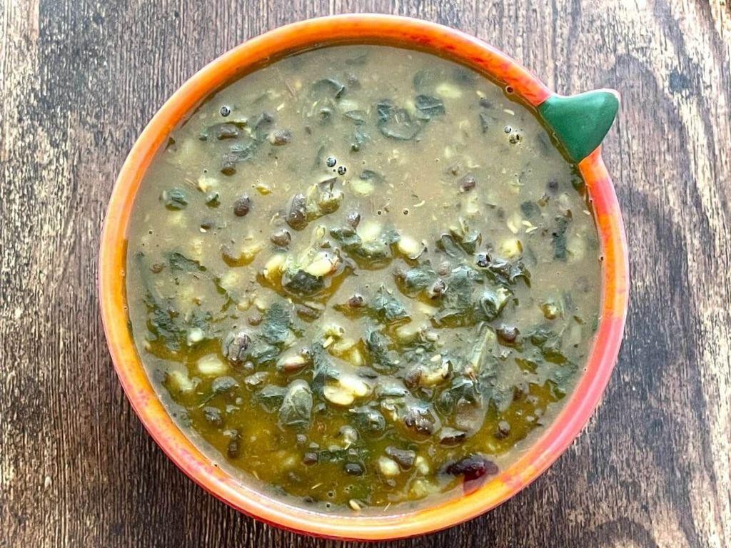 Urad Dal with Spinach