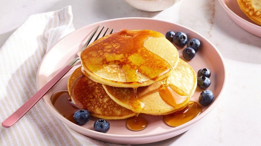 Vanilla Almond Protein Pancakes