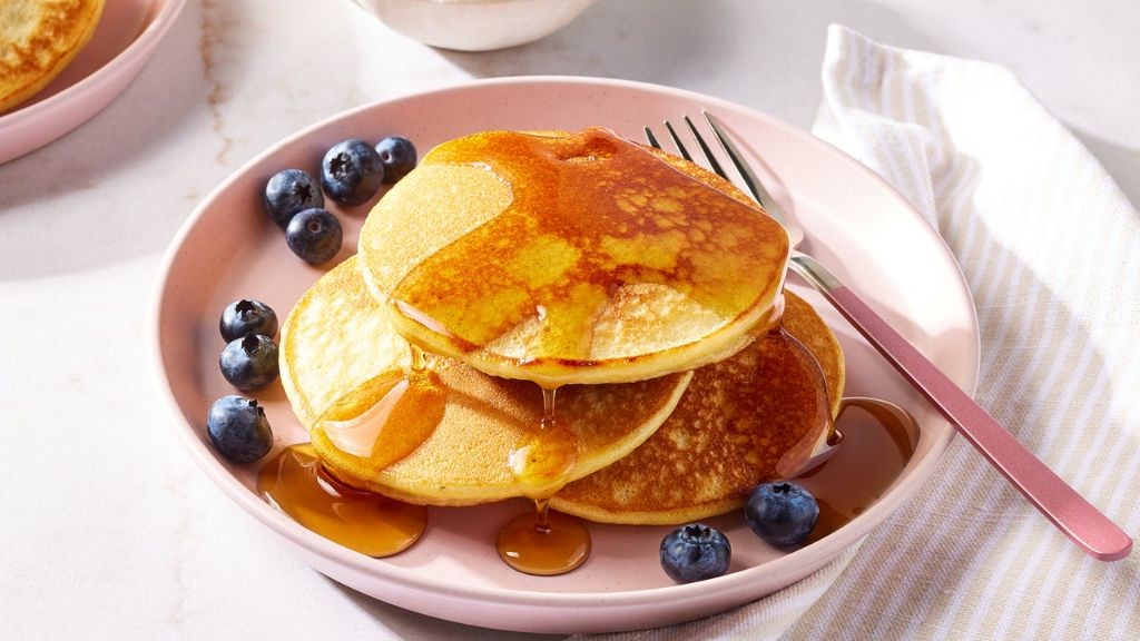 Vanilla Almond Protein Pancakes