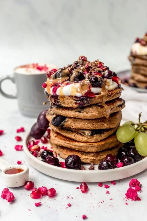Vanilla Berry Quest Protein Pancakes