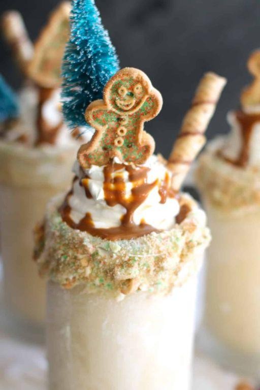 Vanilla Vodka Eggnog Shake