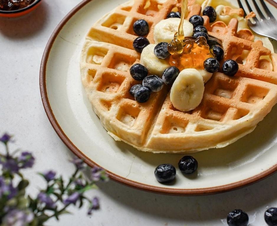 Vegan Belgian Waffles with Coconut Milk