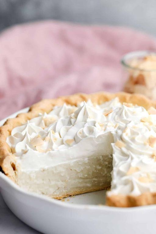 Vegan Coconut Cream Pie with Cashew Crust