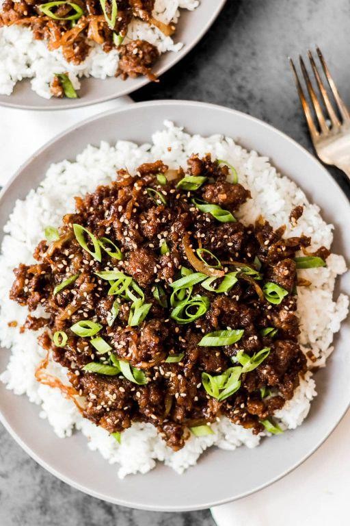 Vegan Korean Bulgogi with Rice
