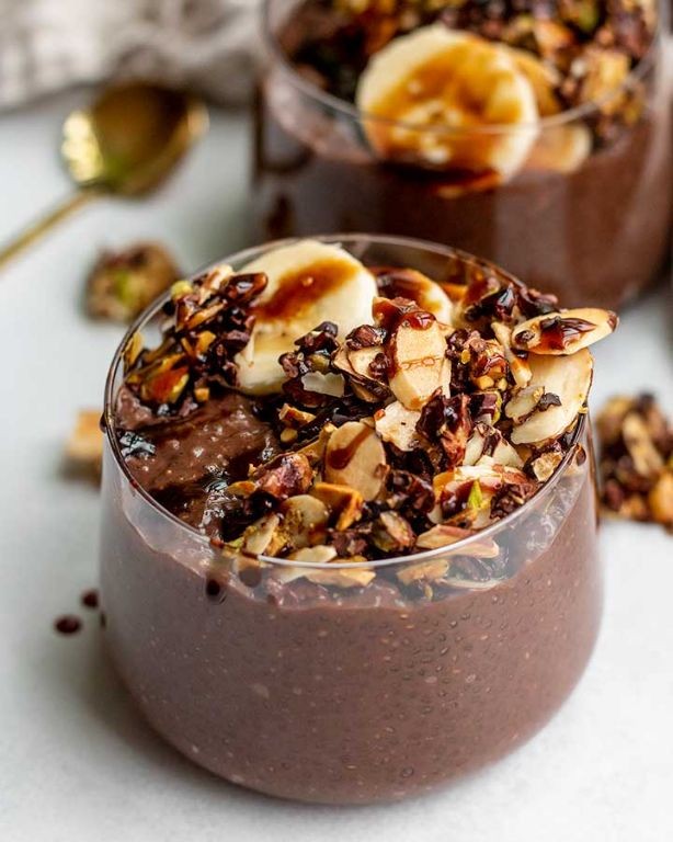 Vegan Milk Chocolate Chia Seed Pudding