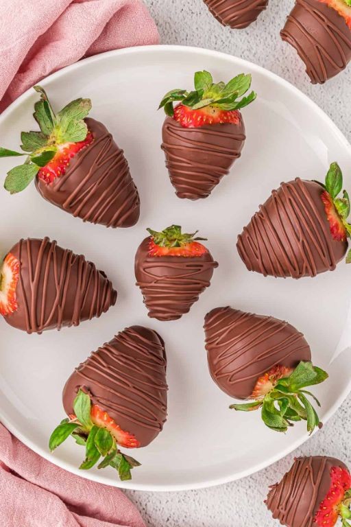 Vegan Milk Chocolate Covered Strawberries