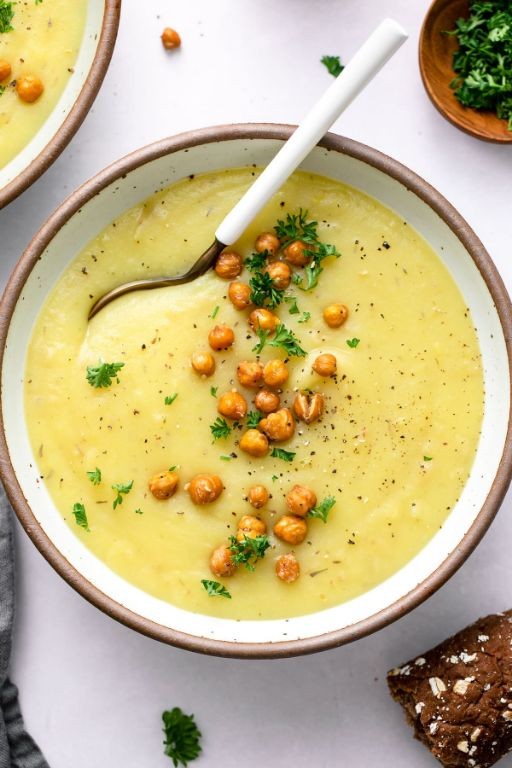 Vegan Potato Leek Soup