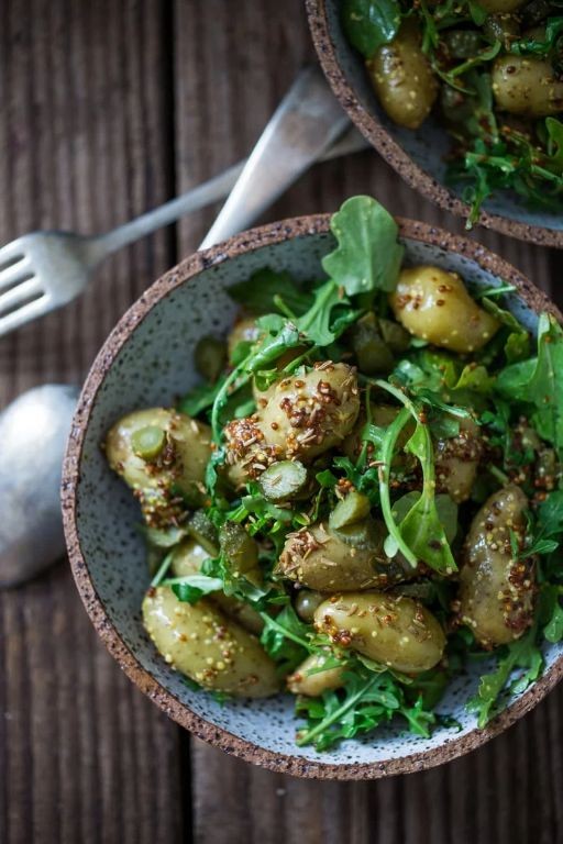 Vegan Potato Salad with Mustard Dressing