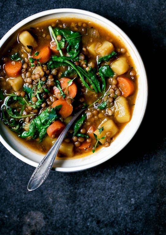 Vegan Potato and Lentil Stew
