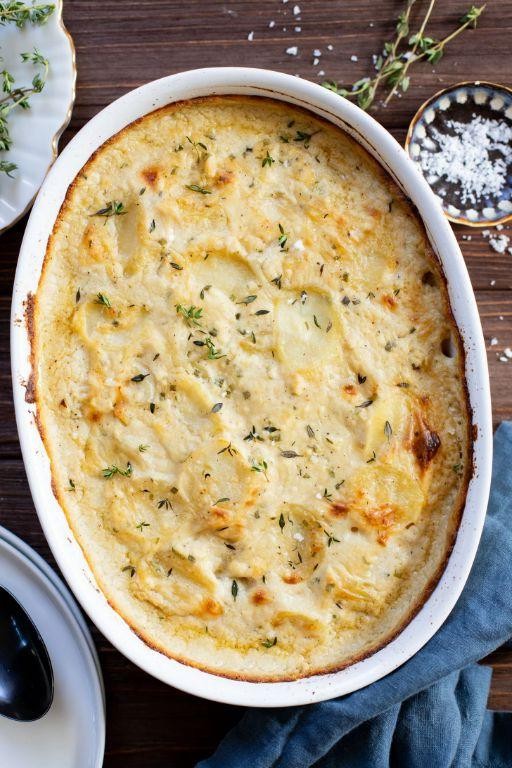 Vegan Scalloped Potatoes with Cashew Cream