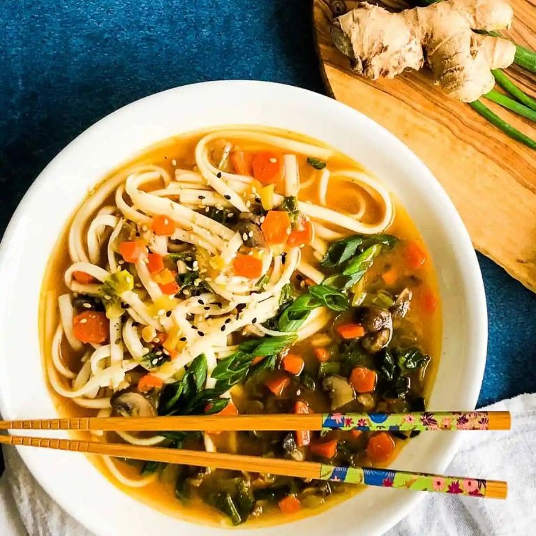 Vegetable Miso Broth Soup