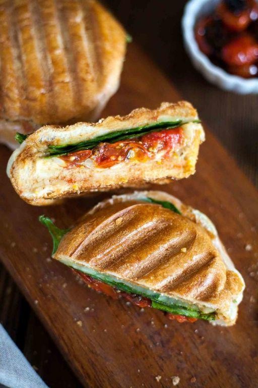Veggie Hummus Panini
