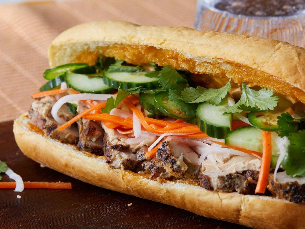 Vietnamese Banh Mi Sandwich
