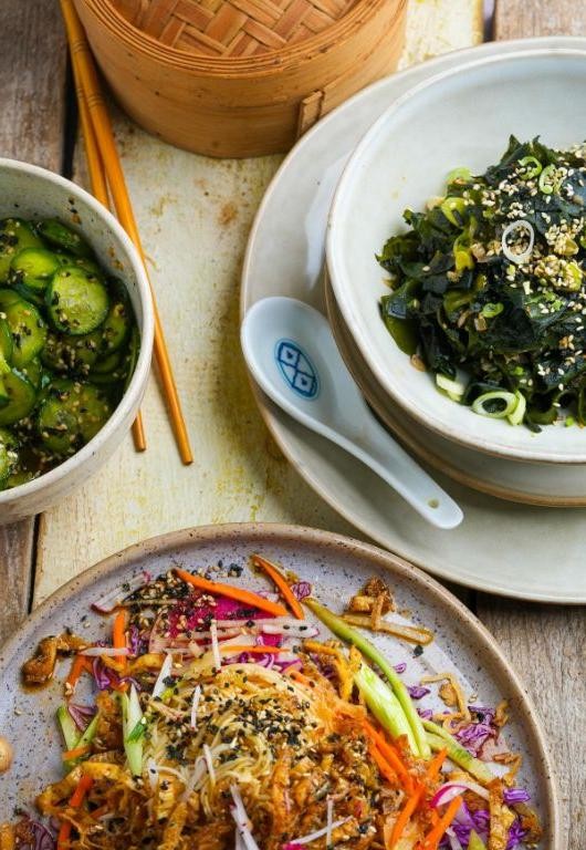 Wakame and Daikon Salad with Yuzu Dressing