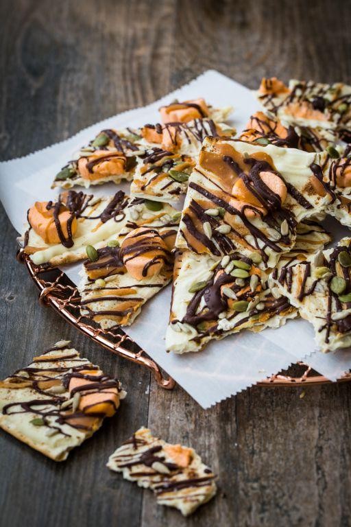 White Chocolate Pumpkin Spice Bark