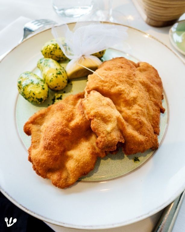 Wiener Schnitzel with Caramelized Onions