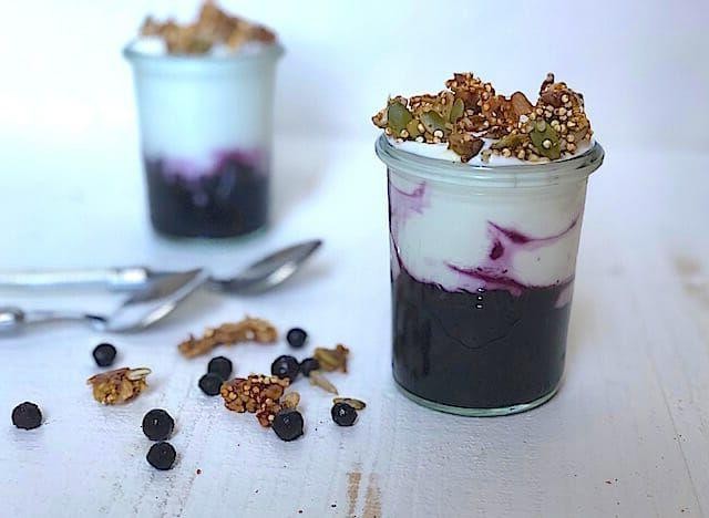 Wild Blueberry Yogurt Parfait