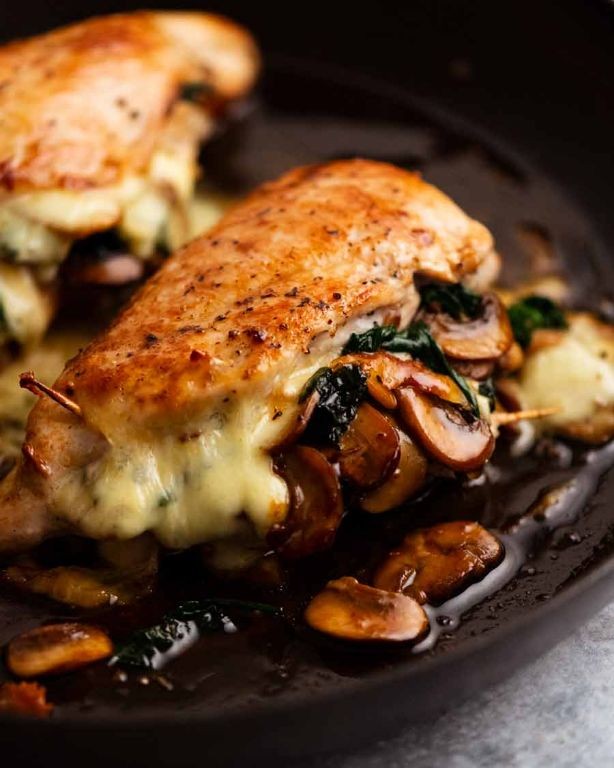 Wild Mushroom Stuffing Stuffed Chicken Breast
