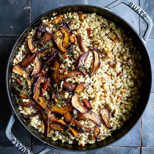Wild Mushroom and Barley Risotto
