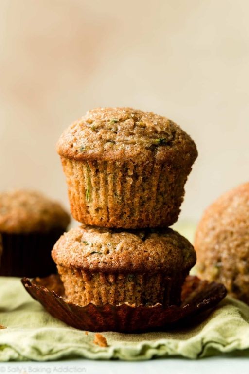 Zucchini Walnut Lowfat Muffins