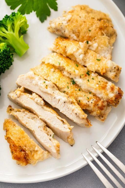 4-Ingredient Garlic Parmesan Chicken