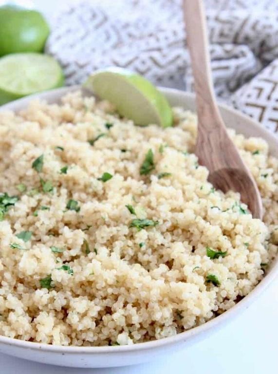 7-Ingredient Cilantro Lime Quinoa Bowls