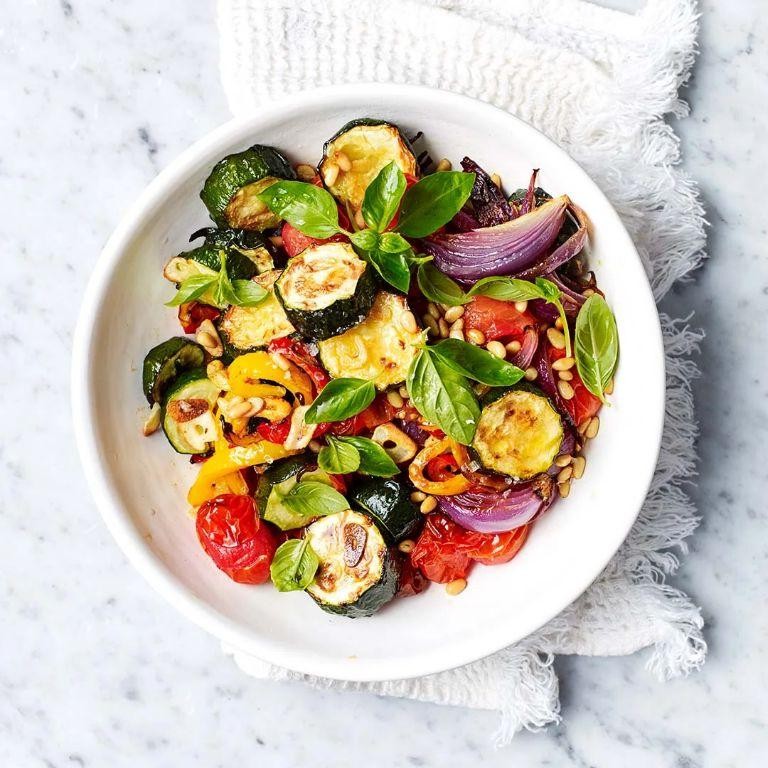 Air Fryer Ratatouille with Fresh Herbs