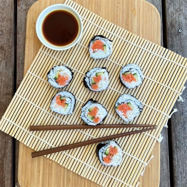 Alaskan Halibut Sushi Rolls