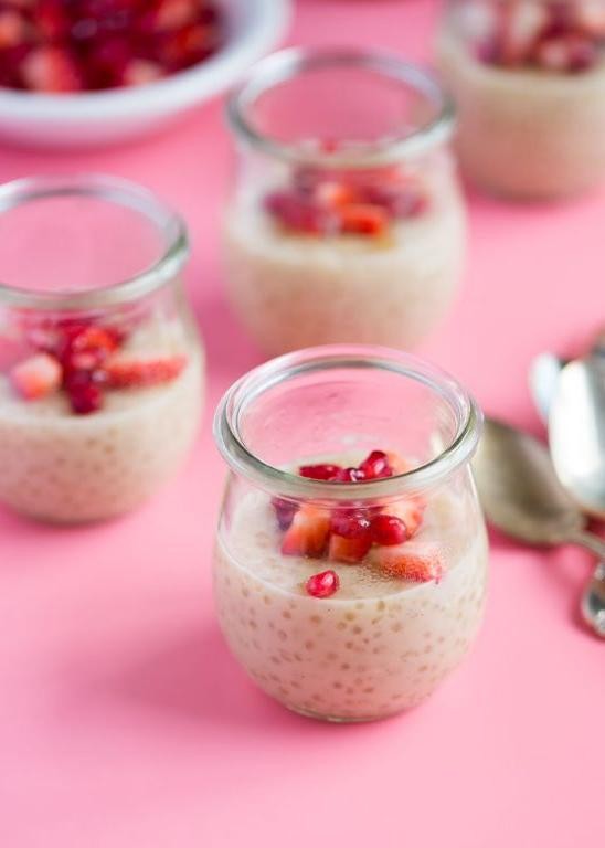 Almond Milk Tapioca Pearl Dessert