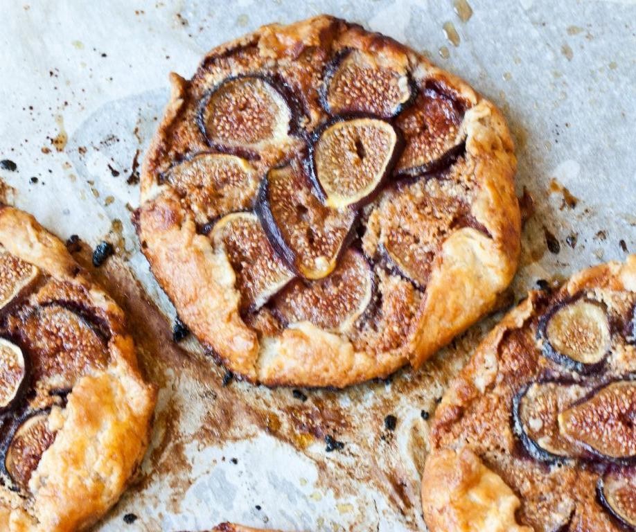 Almond Paste and Fig Galette