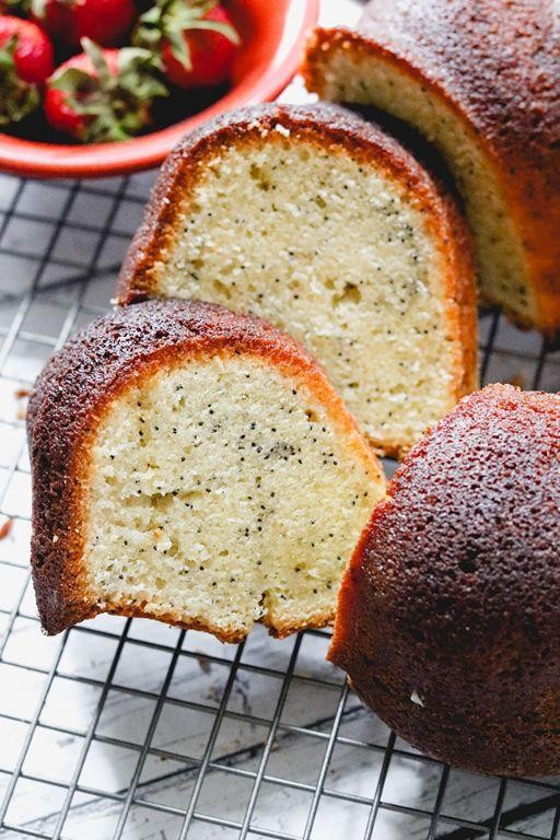 Almond Poppy Seed Bundt Cake