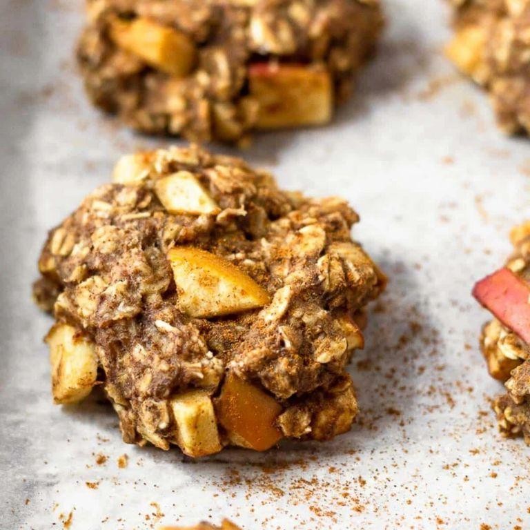 Apple Cinnamon Protein Cookies