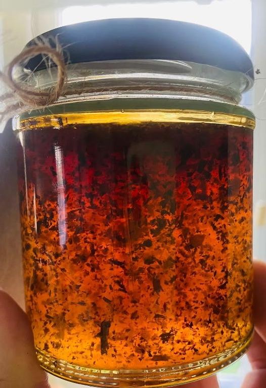 Apple Jelly with Rosemary Infusion