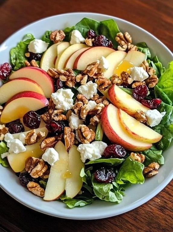 Apple Walnut Salad with Maple Vinaigrette