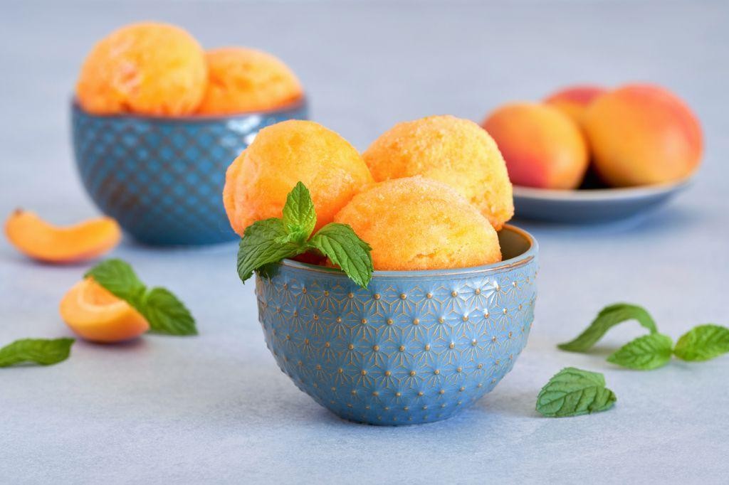 Apricot Chamomile Sorbet