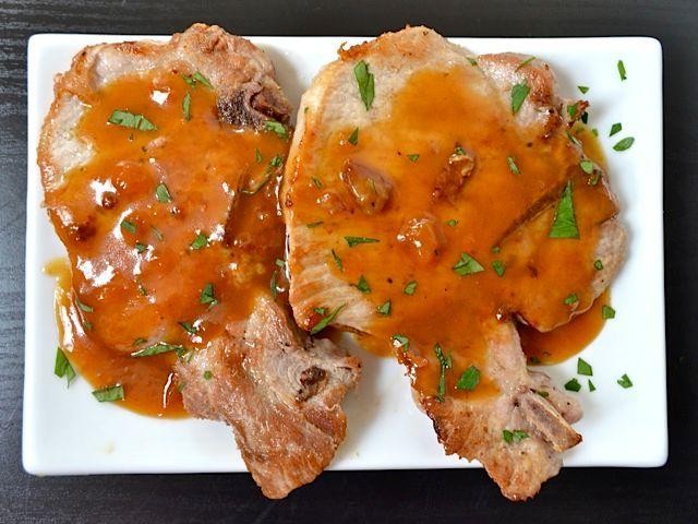 Apricot Mustard Pork Chops