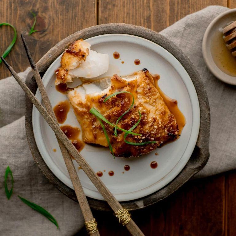 Asian-Inspired Grilled Cod