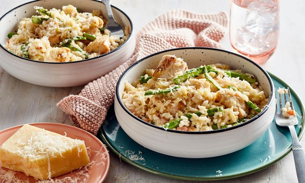 Asparagus Chicken Risotto
