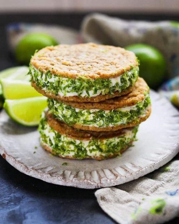 Avocado Lime Sugar Cookies